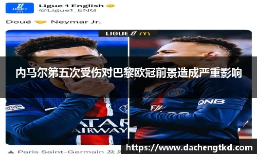 内马尔第五次受伤对巴黎欧冠前景造成严重影响